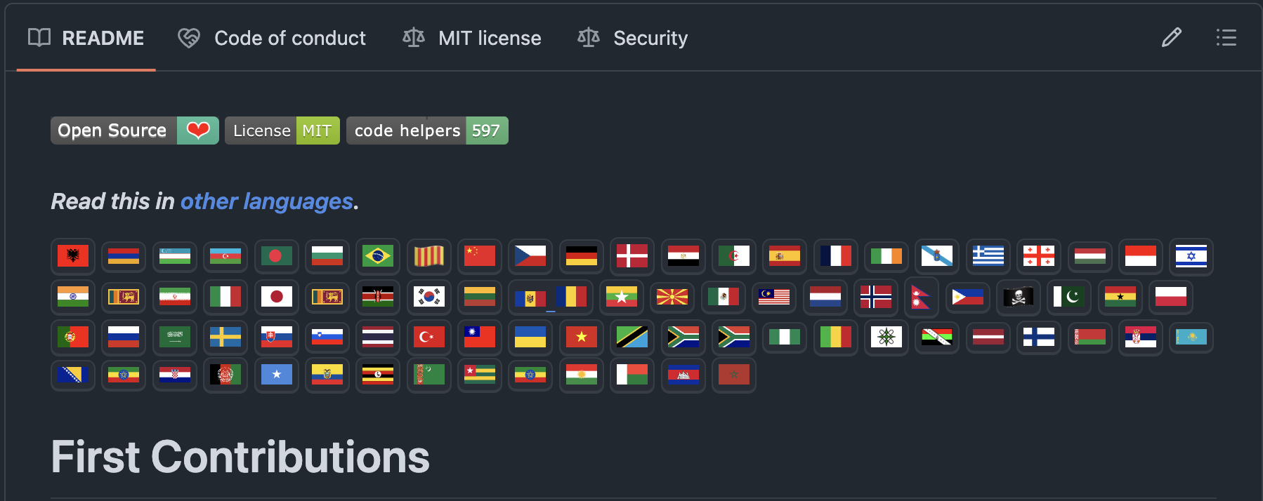 first-contributions